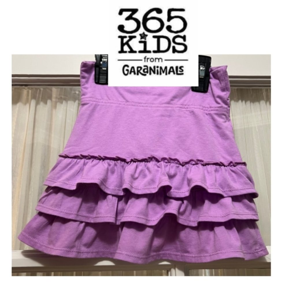 365 Kids by Garanimals light purple skirt with ruffled layers. Girls' size 5.